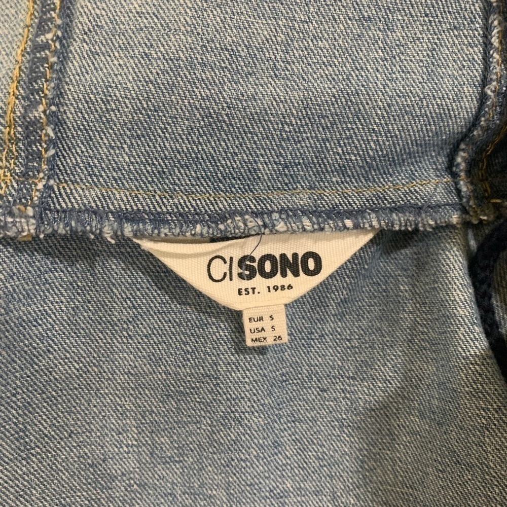 Ci Sono Hooded Denim Anorak Jacket - Picture 7 of 8